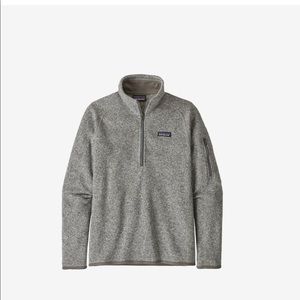 Patagonia women’s better sweater 1/4 zip fleece